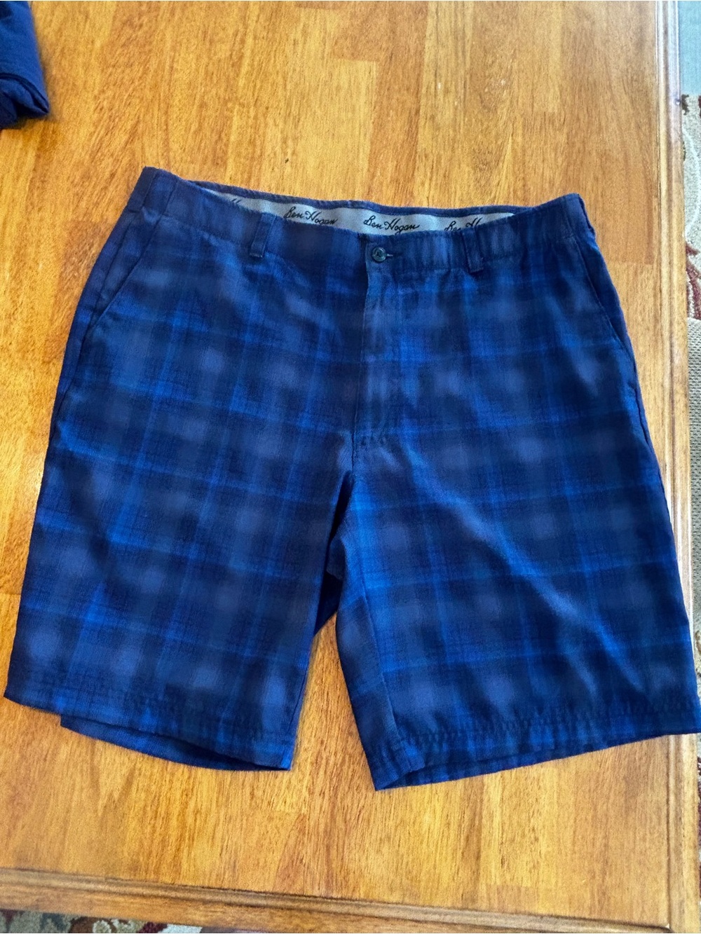 Ben Hogan Blue  Plaid Men’s Shorts